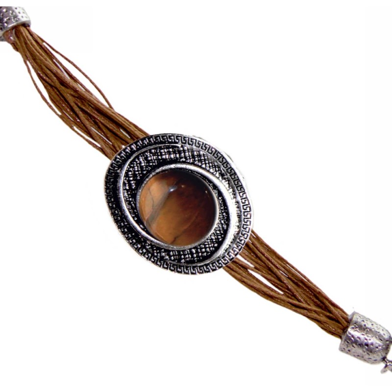 Kostibas 1514-152BK, Σχοινί, Πέτρα, Καφέ 