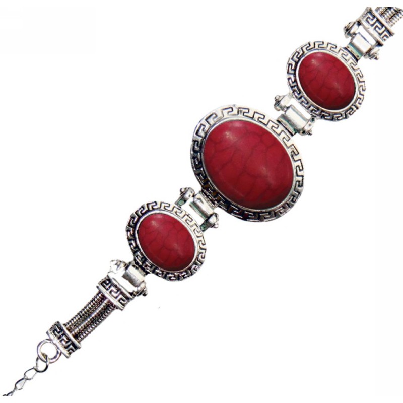 Kostibas 1514-112E, Μεταλλικό, Πέτρα, Κόκκινο 