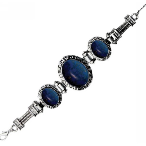 Kostibas 1514-112C, Μεταλλικό, Πέτρα, Μπλε