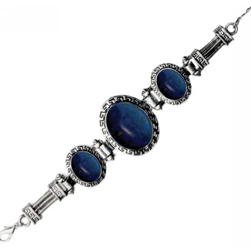 Kostibas 1514-112C, Μεταλλικό, Πέτρα, Μπλε