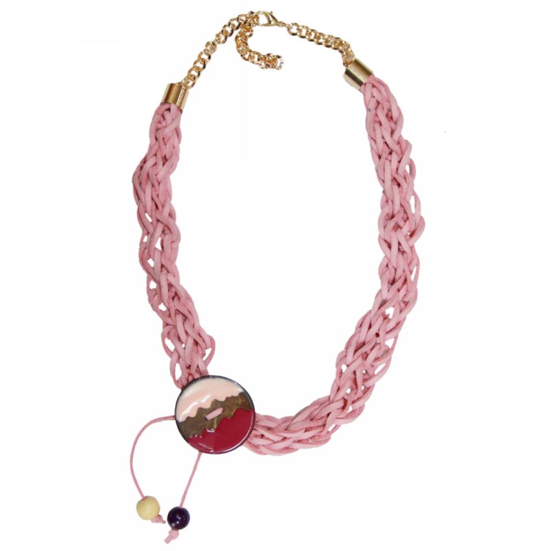 Kostibas 1089-501R, Σουέτ, Κουμπί, ΤΕ, Ροζ