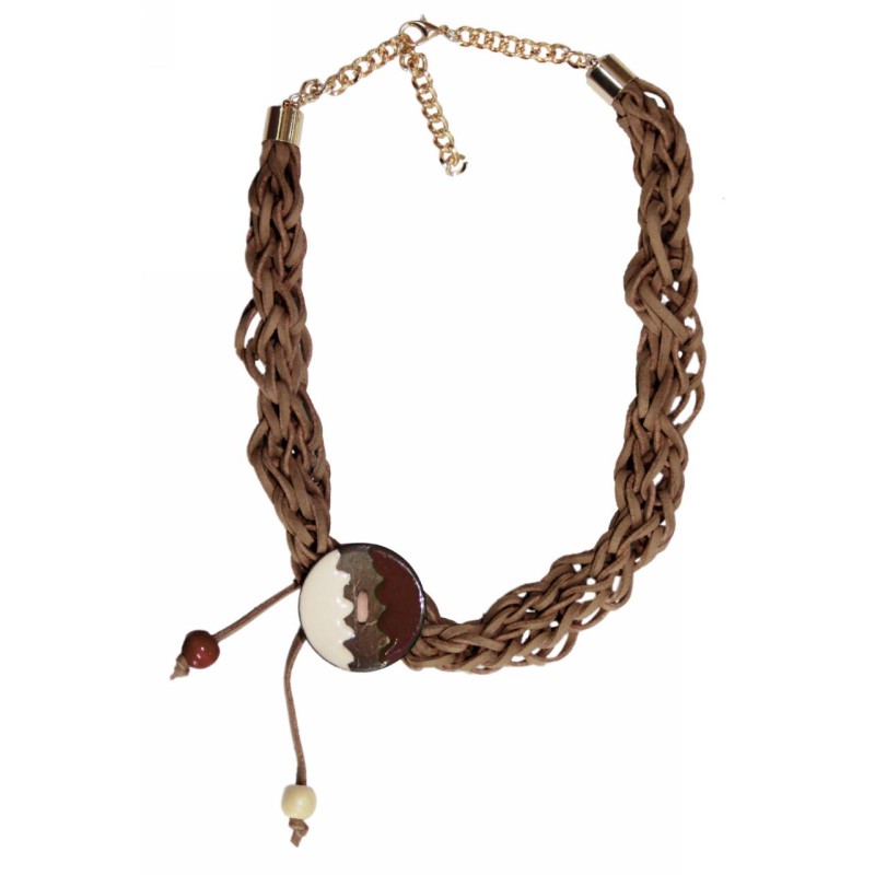 Kostibas 1089-501K, Σουέτ, Κουμπί, Καφέ