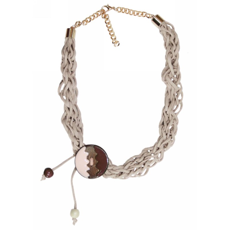 Kostibas 1089-501E, Σουέτ, Κουμπί, Εκρού