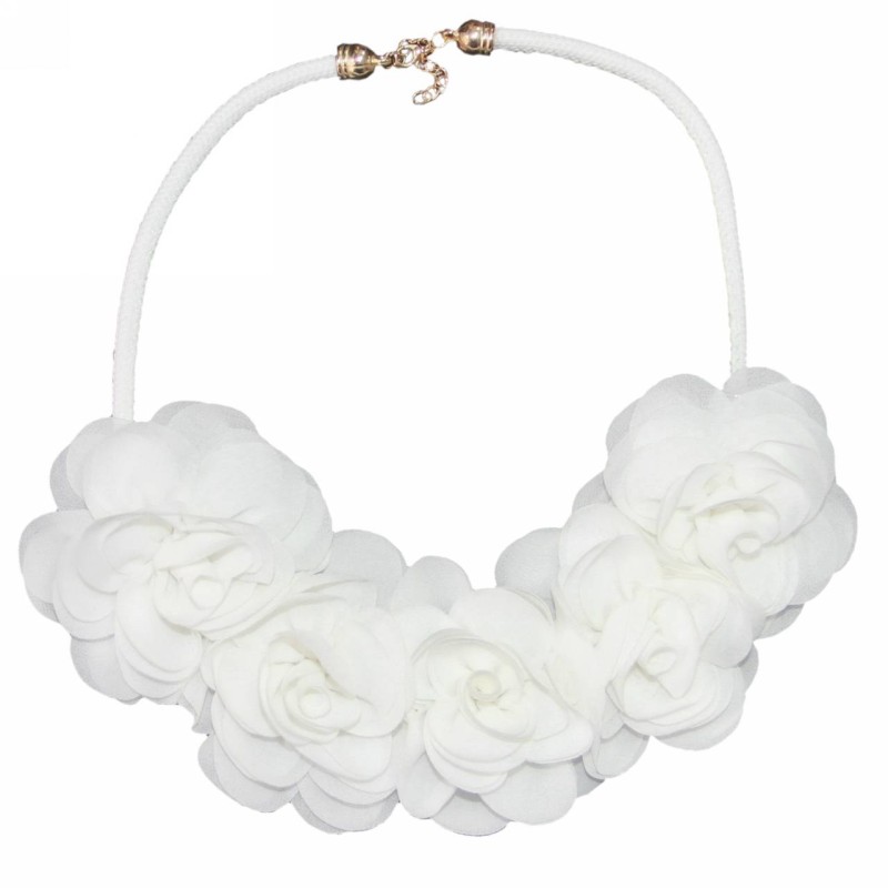 Kostibas 1071-512L, Ύφασμα, Λουλούδια, ΤΕ, Λευκό 