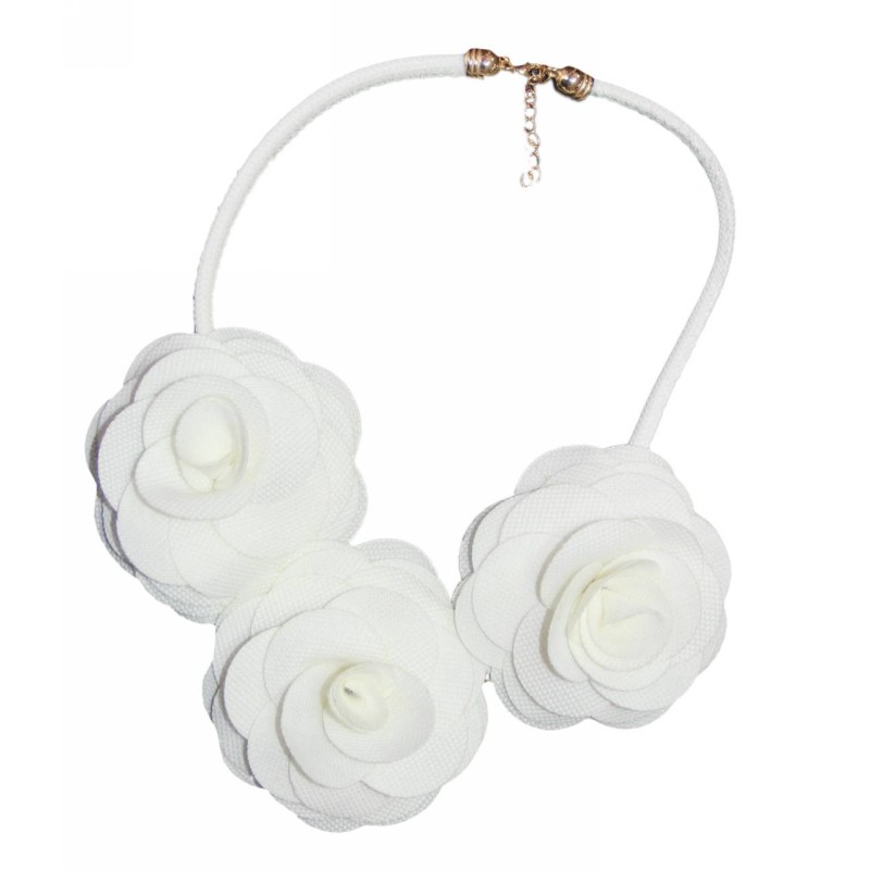 Kostibas 1071-511L, Ύφασμα, Λουλούδια, ΤΕ, Λευκό 