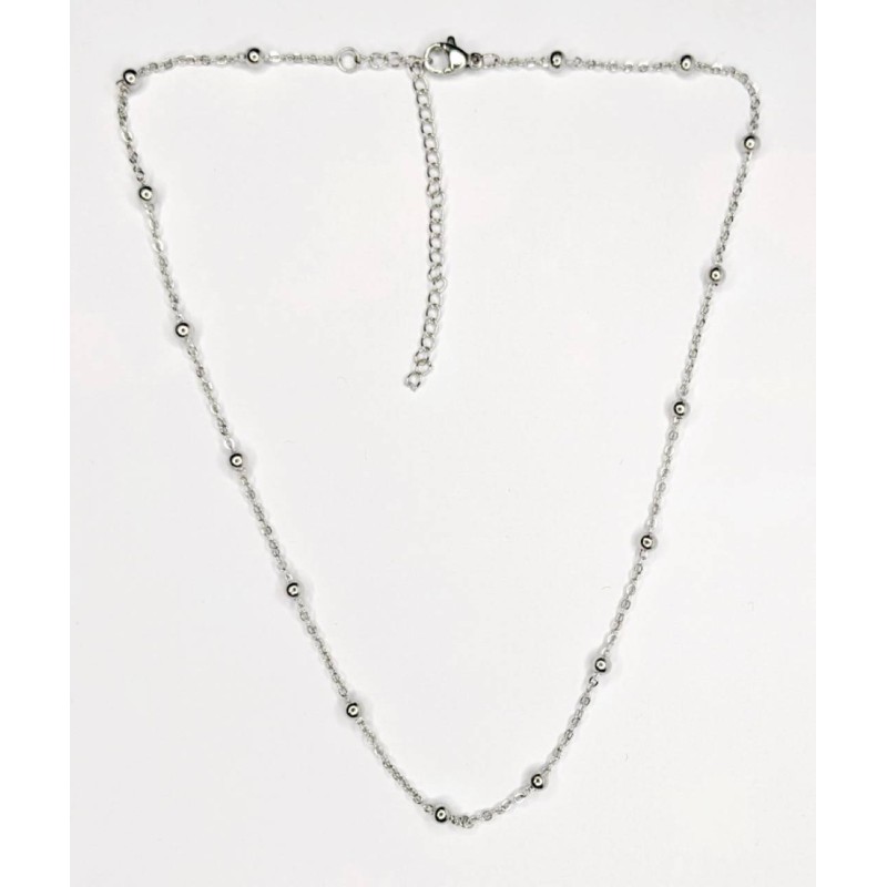 Kostibas 1013-923A3, Ατσάλι, Αλυσίδα, Ασημί 