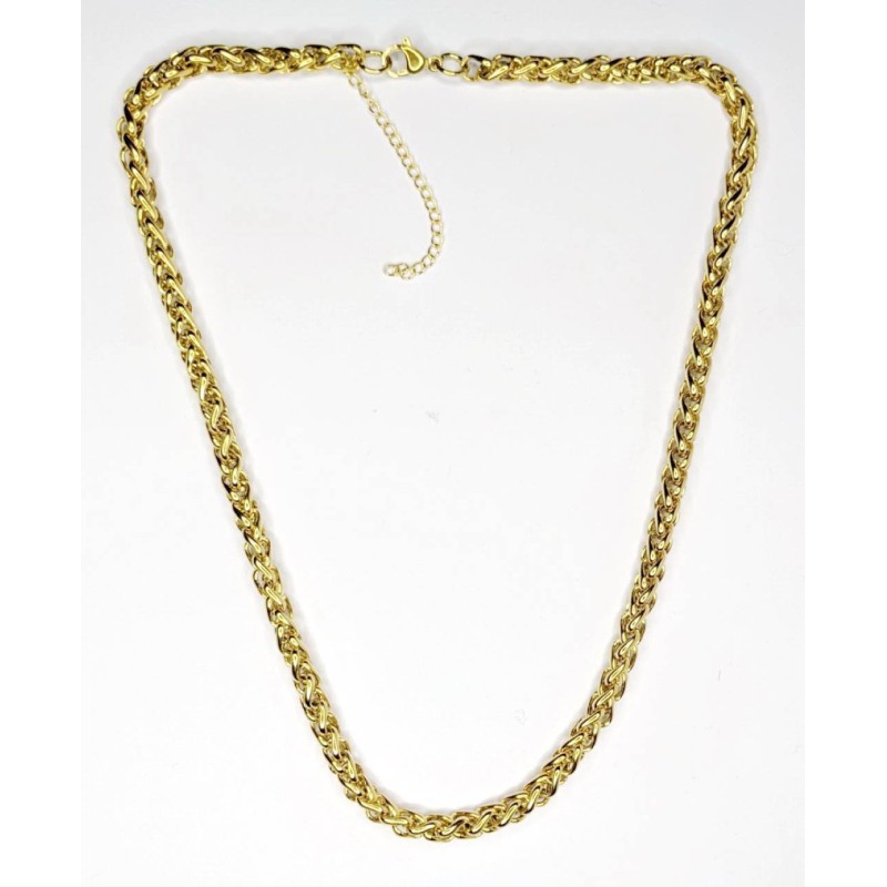 Kostibas 1013-940X4, Ατσάλι, Αλυσίδα, Χρυσό 