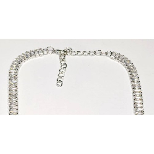 Kostibas 1012-934A, Μεταλλικό, Τσόκερ, Ασημί 