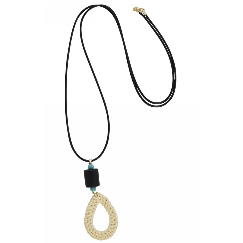 Kostibas 1018-806ME, Ψάθινο, Ξύλο, ΤΕ, Τιρκουάζ