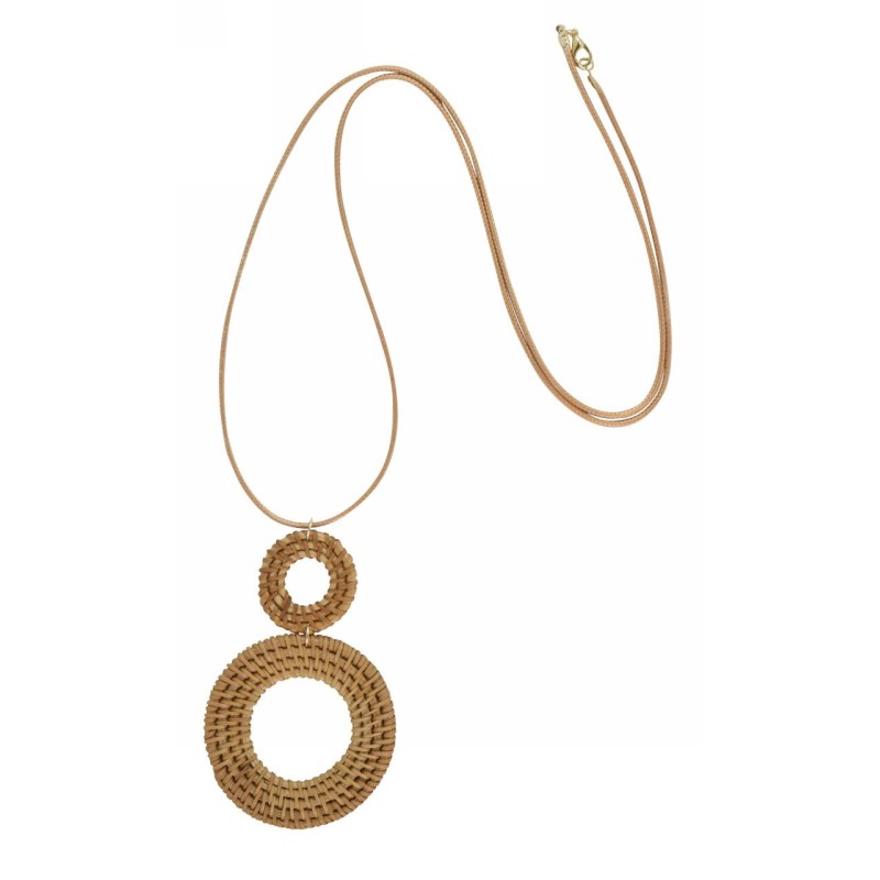 Kostibas 1018-804K, Ψάθινο, Ξύλο, Καφέ 