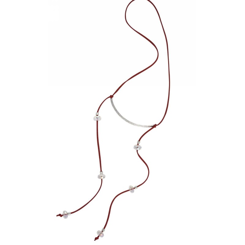 Kostibas 1028-805AU, Κρύσταλλο, Γυαλί, Κόκκινο 