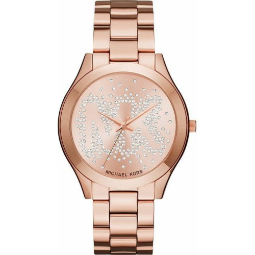 Michael Kors MK3591 Runway, Stainless Steel, TE, Με Μπρασελέ Ροζ Χρυσό