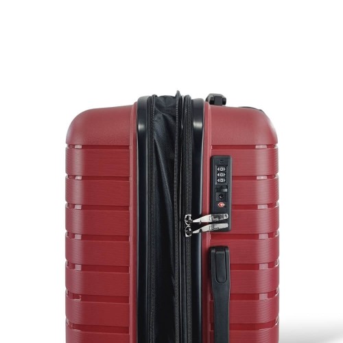 Rain RB80134C, Σκληρή/Πολυπροπυλένιο, Μικρή/Καμπίνας/Επεκτεινόμενη, Κόκκινο