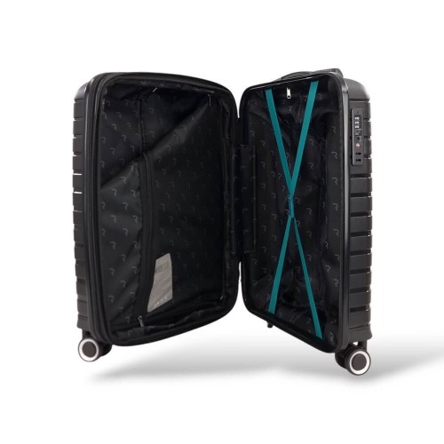 Rain RB80134C, Σκληρή/Πολυπροπυλένιο, Μικρή/Καμπίνας/Επεκτεινόμενη, Μαύρο