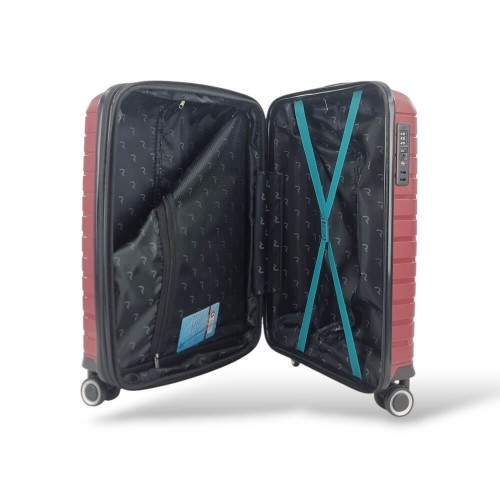 Rain RB80134C, Σκληρή/Πολυπροπυλένιο, Μικρή/Καμπίνας/Επεκτεινόμενη, Κόκκινο