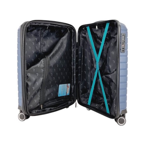 Rain RB80134C, Σκληρή/Πολυπροπυλένιο, Μικρή/Καμπίνας/Επεκτεινόμενη, Μπλε