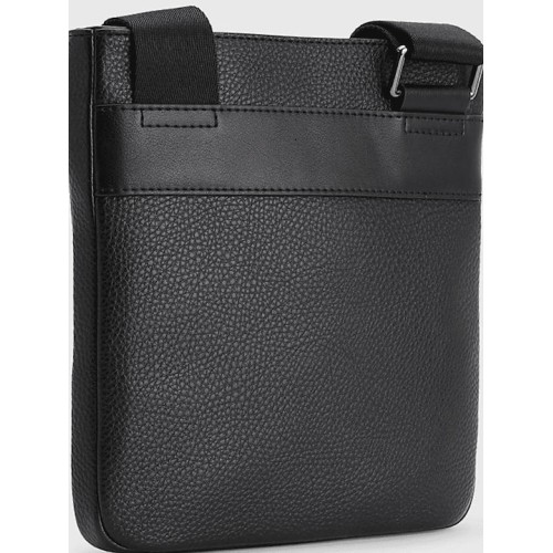 Tommy Hilfiger am0am10937 bds, Τσαντάκι Χιαστί, Δερματίνη, Μαύρο