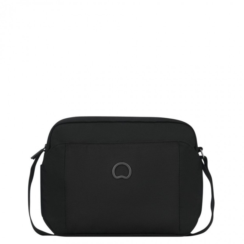 Delsey 3354111 008 Picpus, Τσαντάκι Χιαστί, Ύφασμα, Μαύρο