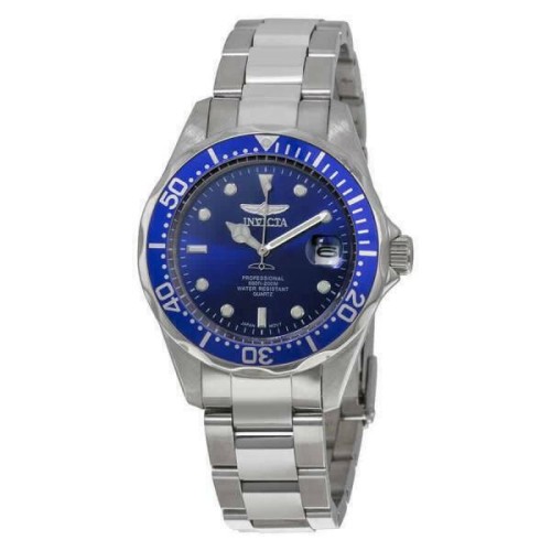 Invicta Pro Driver 9204, Stainless Steel, Με Μπρασελέ, Ασημί