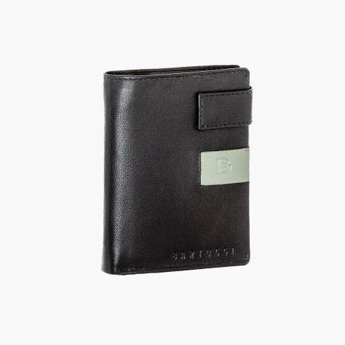 Bartuggi 521-140, Πορτοφόλι, Δερμάτινο, Μαύρο