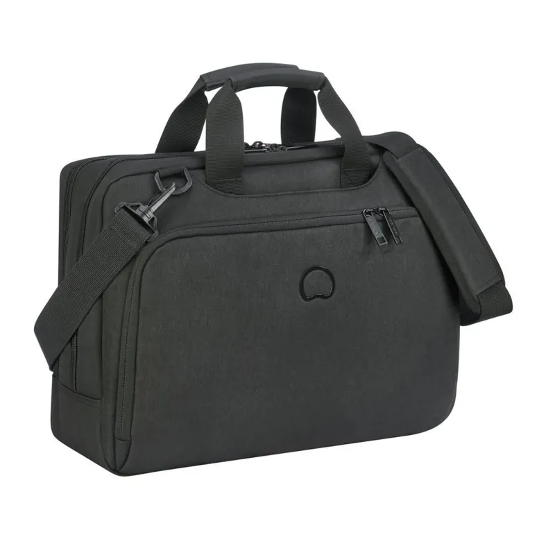 Delsey 3942161 50 Esplande Laptop Bag 15.6, Τσάντα Laptop 15.6, Ύφασμα, Ανθρακί
