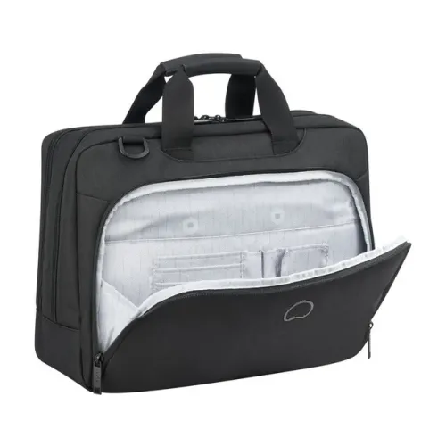 Delsey 3942161 50 Esplande Laptop Bag 15.6, Τσάντα Laptop 15.6, Ύφασμα, Ανθρακί