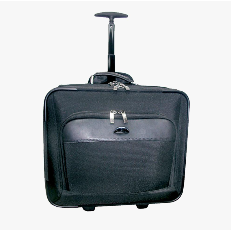 Bartuggi 008-158, Βαλίτσα Πιλότου, Ύφασμα, Μαύρο