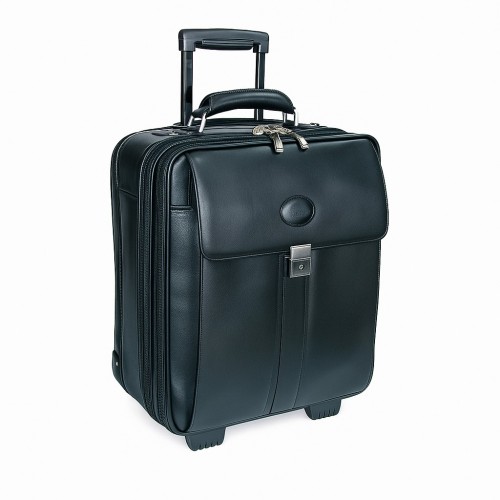 Bartuggi 008-303, Βαλίτσα Πιλότου, Δερμάτινο, Μαύρο