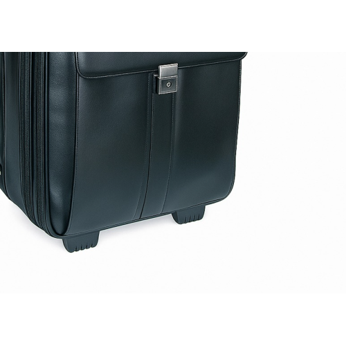 Bartuggi 008-303, Βαλίτσα Πιλότου, Δερμάτινο, Μαύρο