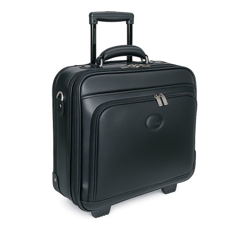 Bartuggi 008-304, Βαλίτσα Πιλότου, Δερμάτινο, Μαύρο