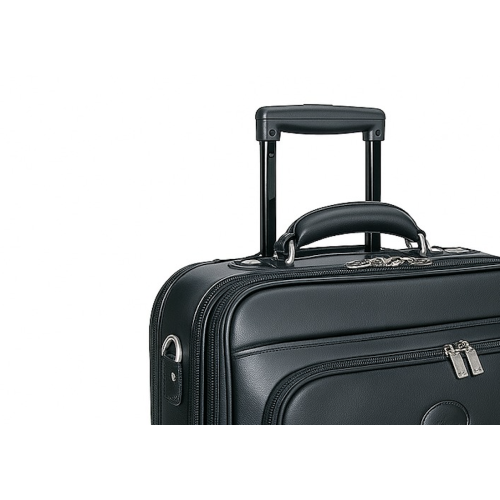 Bartuggi 008-304, Βαλίτσα Πιλότου, Δερμάτινο, Μαύρο