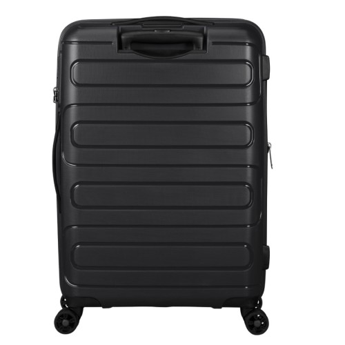 American Tourister 107527-1041 Sunside Spinner, Βαλίτσα Μεσαία, Σκληρή, ΑΤΑΝ, Μαύρο