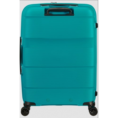 American Tourister 128454-1099 Linex , Βαλίτσα Μεσαία, Σκληρή,  ΑΤΑΝ, Γαλάζιο