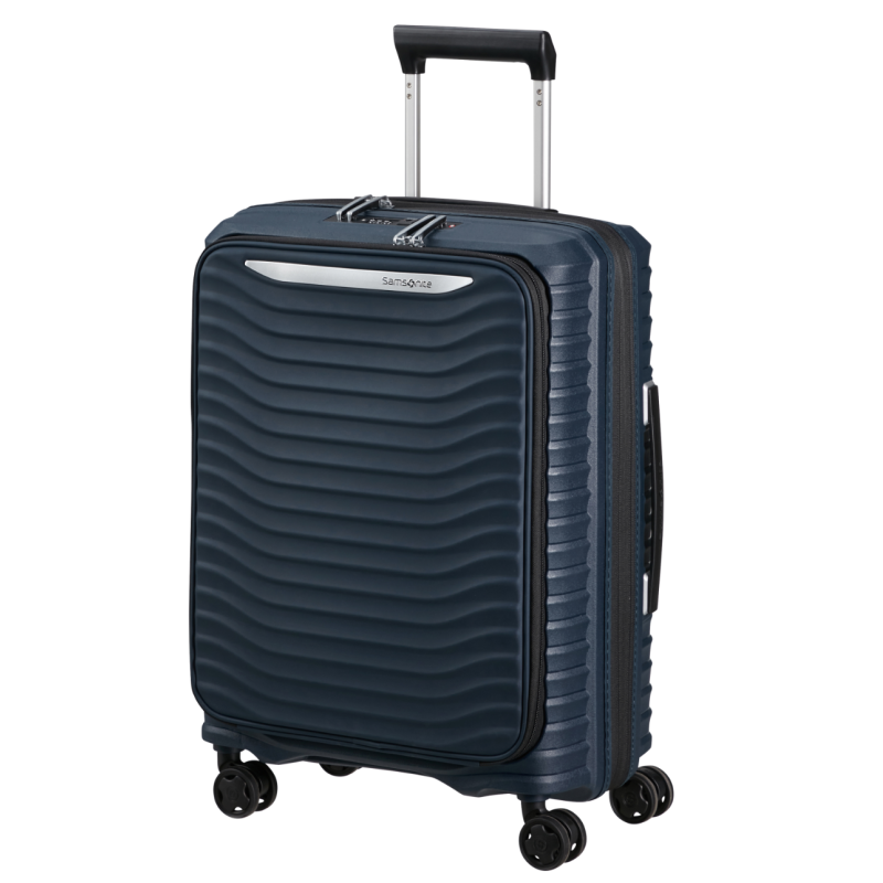 Samsonite 150700-2165 Upscape Spinner, Βαλίτσα Μικρή/Καμπίνας, Πολυπροπυλένιο, ΑΤΑΝ, Μπλε