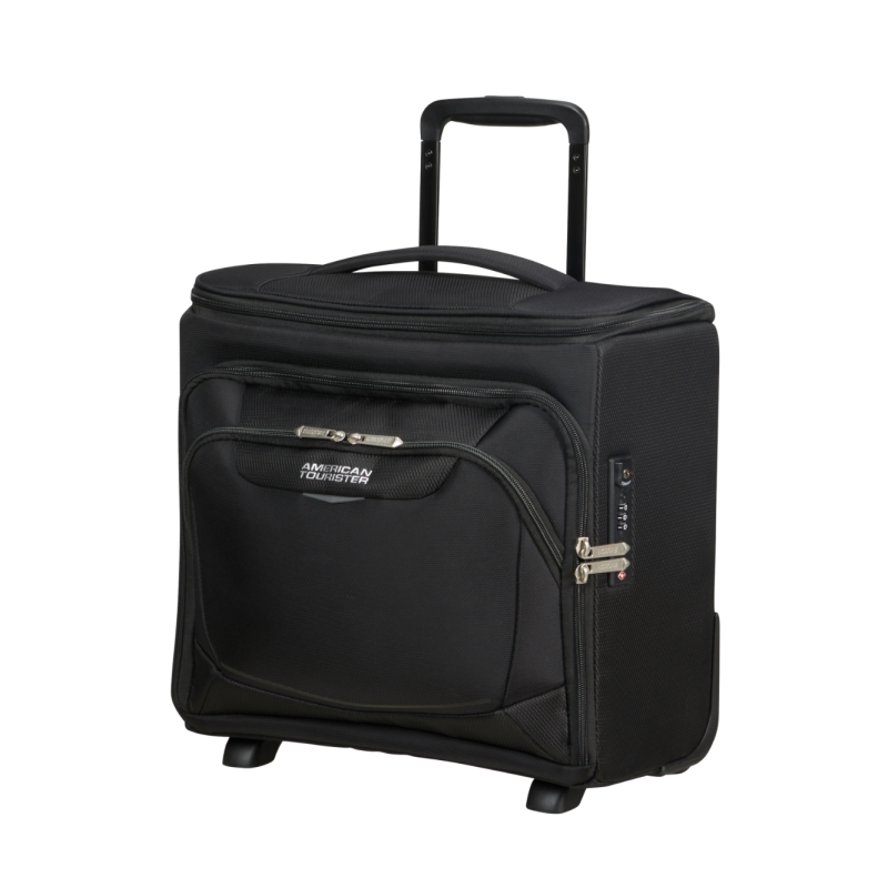 American Tourister 152552-1041 SummerRide Upright, Βαλίτσα Μικρή/Καμπίνας, Ύφασμα, ΑΤΑΝ, Μαύρο