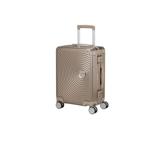 American Tourister 155707-1133 Soundbox Alu, Βαλίτσα Μικρή/Καμπίνας, Αλουμίνιο, Μπρονζέ