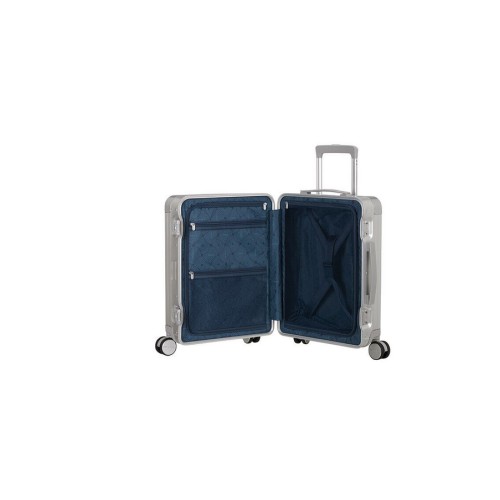 American Tourister 155707-1776 Soundbox Alu, Βαλίτσα Μικρή/Καμπίνας, Αλουμίνιο, Ασημί