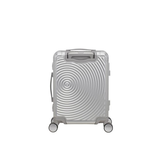American Tourister 155707-1776 Soundbox Alu, Βαλίτσα Μικρή/Καμπίνας, Αλουμίνιο, Ασημί