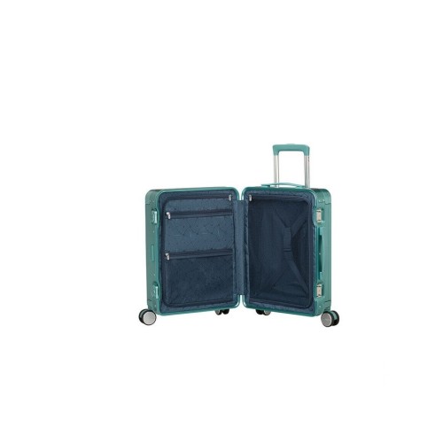 American Tourister 155707-A644 Soundbox Alu, Βαλίτσα Μικρή/Καμπίνας, Αλουμίνιο, Τιρκουάζ