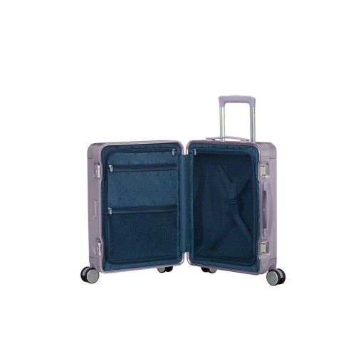 American Tourister 155707-A646 Soundbox Alu, Βαλίτσα Μικρή/Καμπίνας, Αλουμίνιο, Λιλά