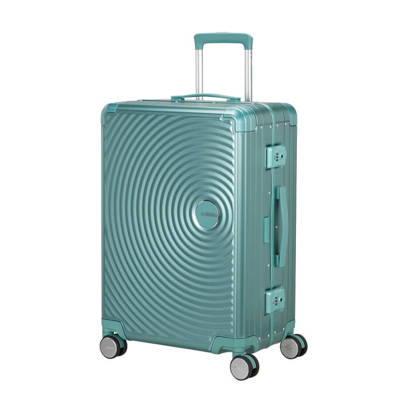 American Tourister 155710-A644 Soundbox Alu, Βαλίτσα Μεσαία, Αλουμίνιο, Τιρκουάζ