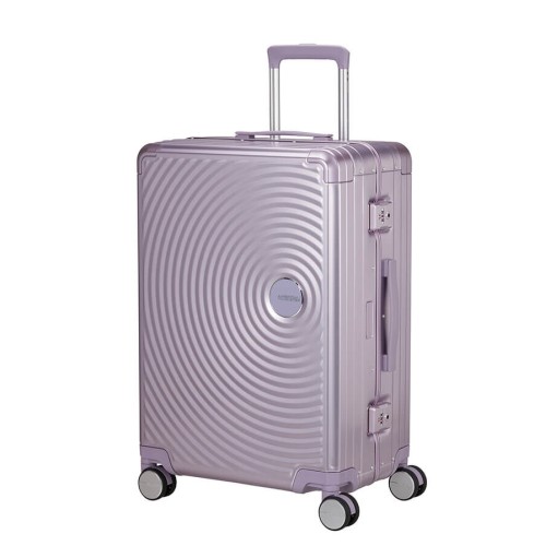 American Tourister 155710-A646 Soundbox Alu, Βαλίτσα Μεσαία, Αλουμίνιο, Λιλά