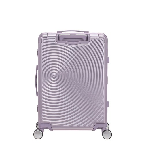 American Tourister 155710-A646 Soundbox Alu, Βαλίτσα Μεσαία, Αλουμίνιο, Λιλά