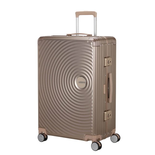 American Tourister 155711-1133 Soundbox Alu, Βαλίτσα Μεγάλη, Αλουμίνιο, Μπρονζέ
