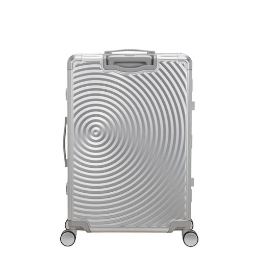 American Tourister 155711-1776 Soundbox Alu, Βαλίτσα Μεγάλη, Αλουμίνιο, Ασημί