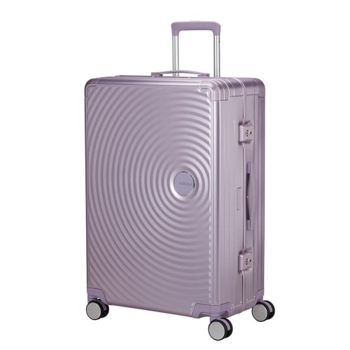 American Tourister 155711-A646 Soundbox Alu, Βαλίτσα Μεγάλη, Αλουμίνιο, Λιλά