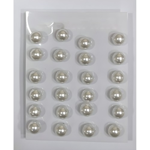 Kostibas 3013-965L8, Σκουλαρίκια, Ατσάλι, Με μοτίφ, Λευκό