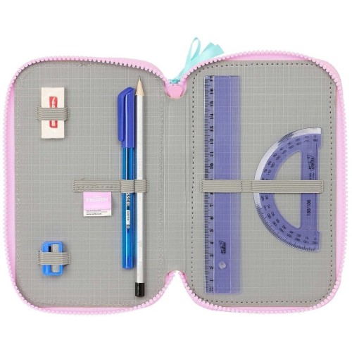 Safta 412473857 Frozen, Κασετίνα, Ύφασμα, Γαλάζιο