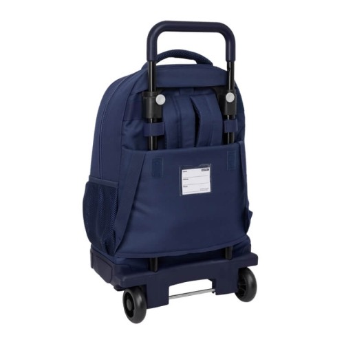 Benetton 612506918 Flag, Σχολική Τσάντα Τροχήλατη, Πολυεστέρας, Μπλε