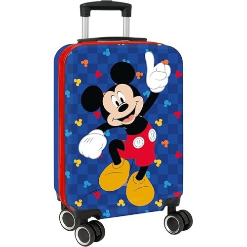 Safta 612514851 Mickey Mouse Good Day, Μικρή/Καμπίνας, Σκληρ΄η, Μπλε